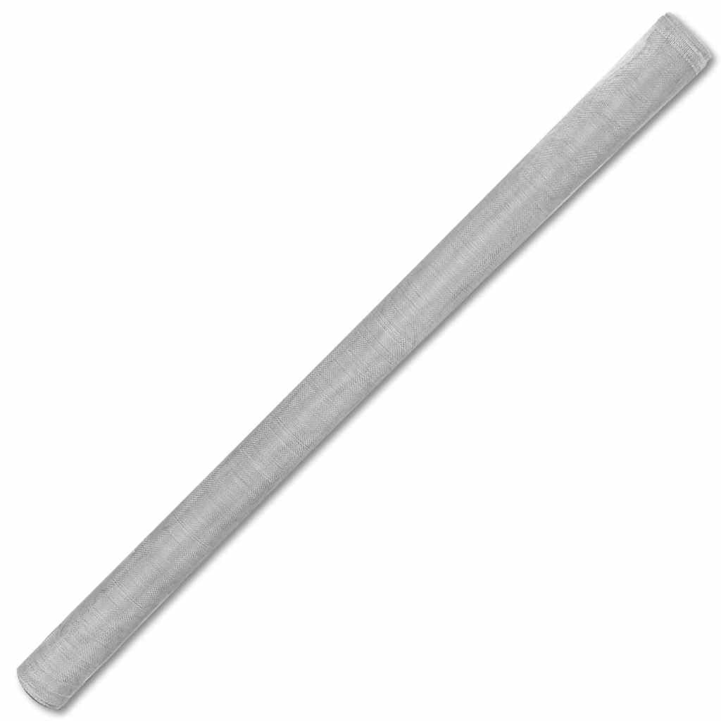 Aluminum Mesh Screen 39.4x196.9 Inches Silver E20899