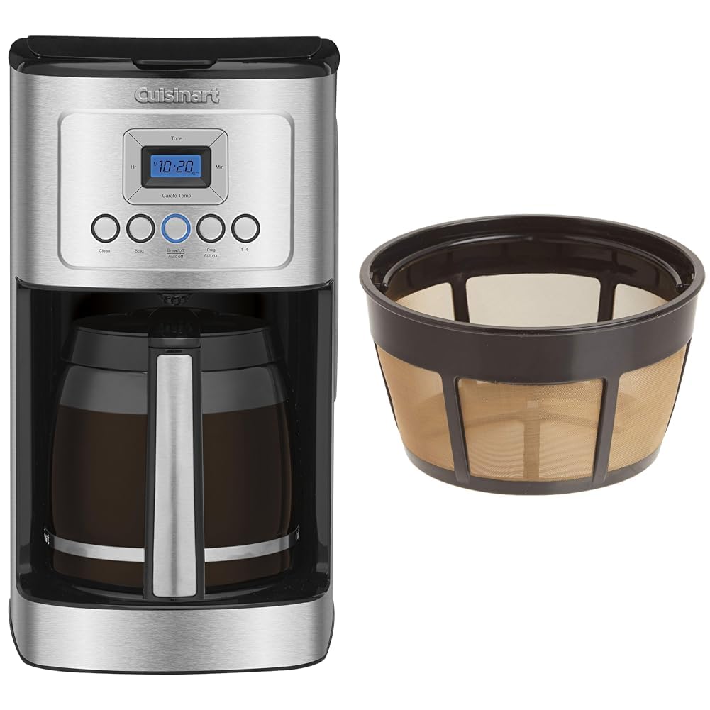 14-Cup Glass Carafe Stainless Steel Coffee Maker C2839