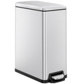 13.2 Gal Stainless Steel Slim Kitchen Trash Can Z340