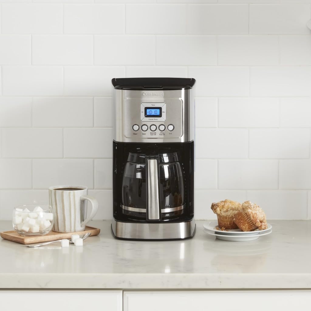 14-Cup Glass Carafe Stainless Steel Coffee Maker C2839