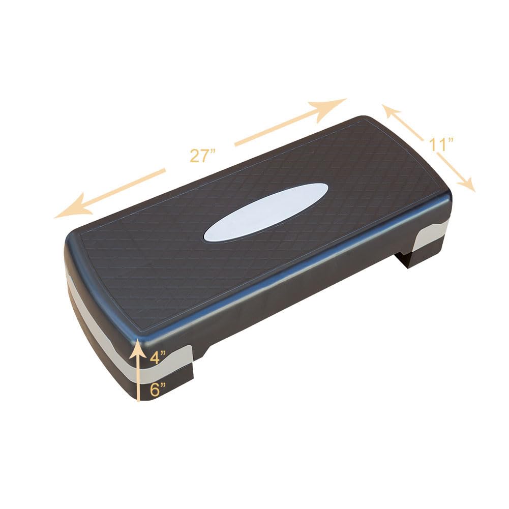 Adjustable 4''-6'' Step Platform with 2 Risers U612