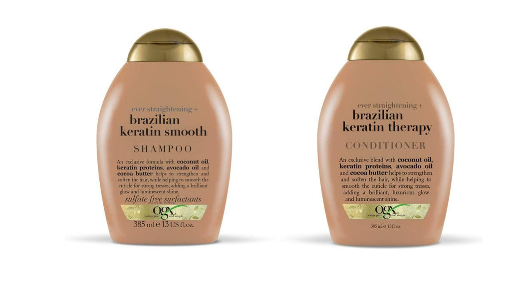 Keratin Shampoo and Conditioner 13 Oz 2 Bottle Set I74595