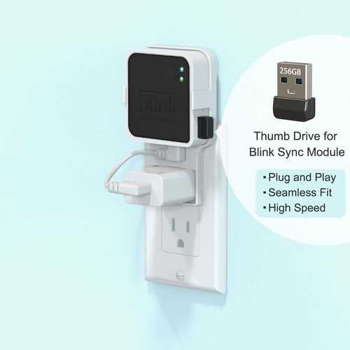256GB USB Flash Drive with Outlet Wall Mount I95829