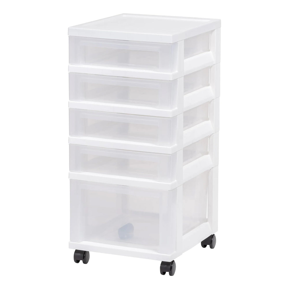 5 Drawer Rolling Storage Cart with Organizer Top O443356
