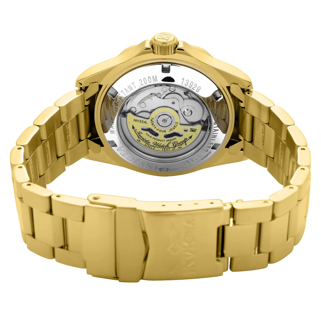 Gold Dial Stainless Steel Watch T194