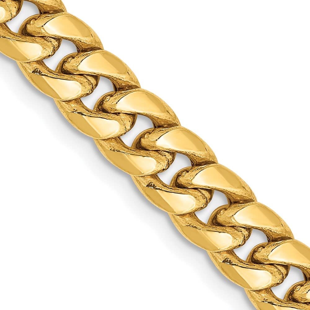 14K Yellow Gold 6mm Miami Cuban Chain Necklace G478521