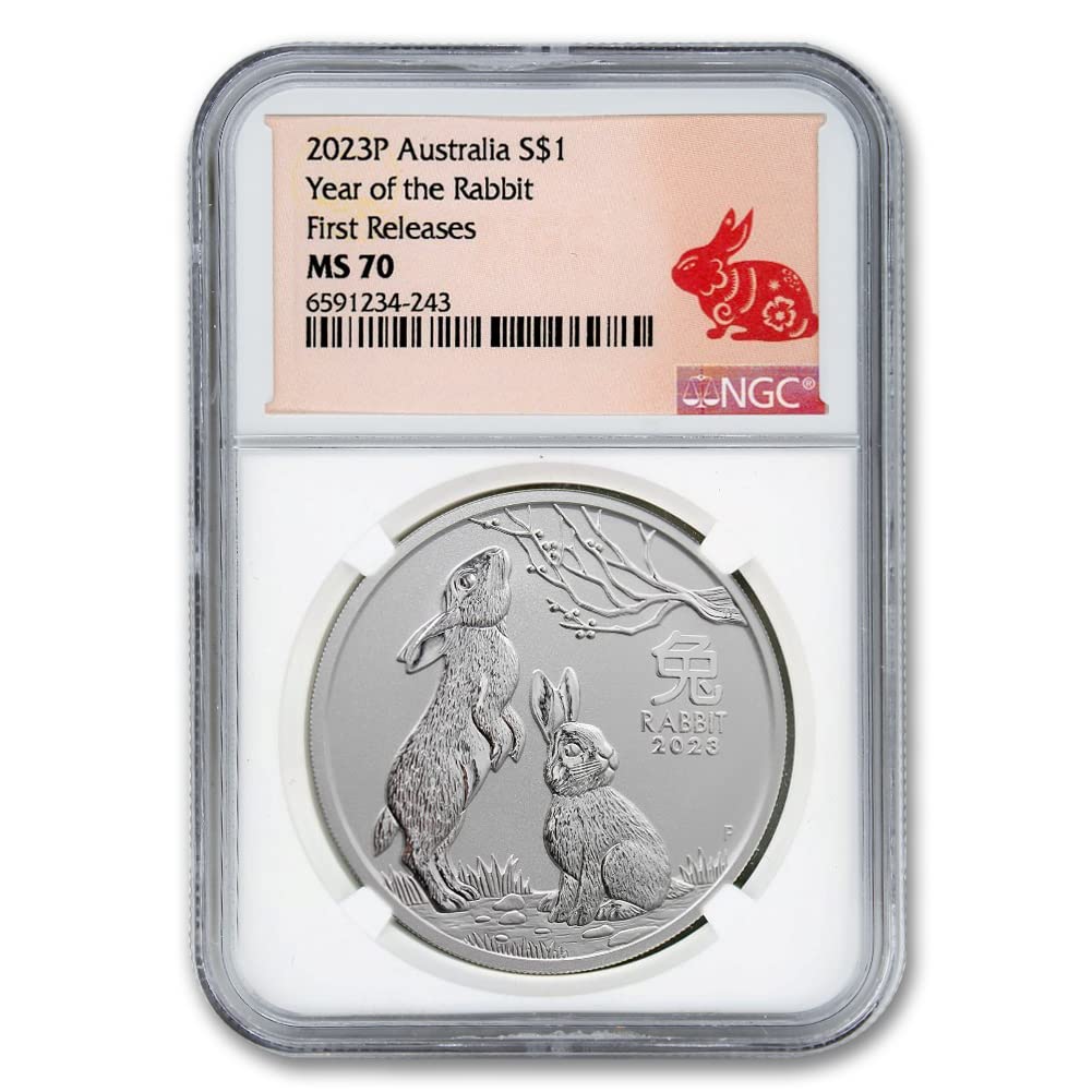 1 oz Silver Year of the Rabbit Coin D43476
