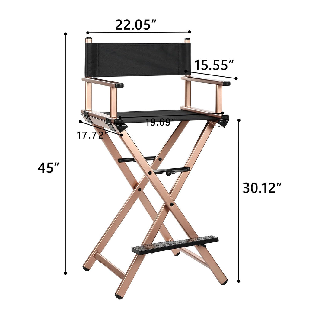 Tall Aluminum Directors Chair L475