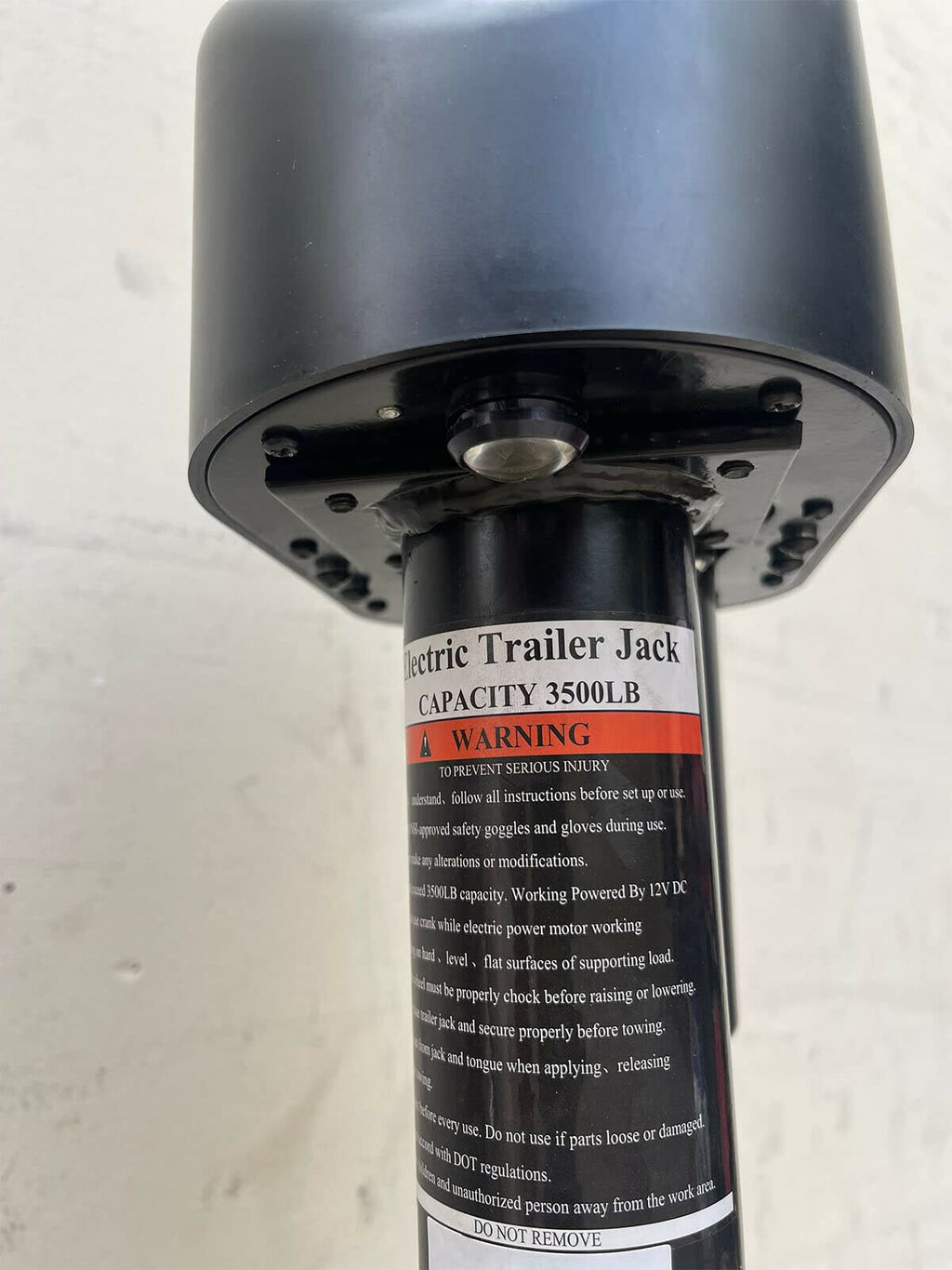 12V DC Electric A-Frame Tongue Jack B238