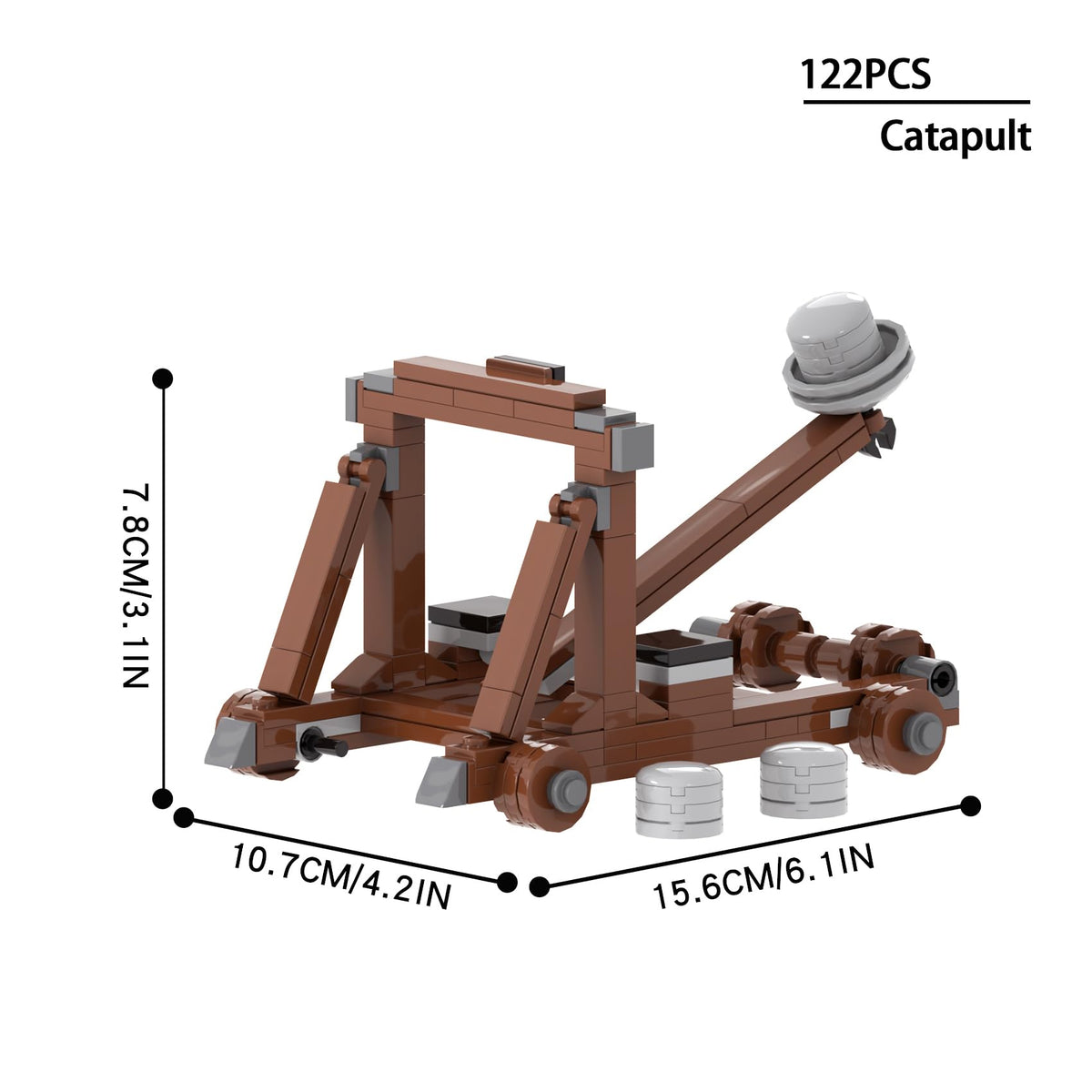 564 Pcs Medieval Weapons Building Block Set T63382