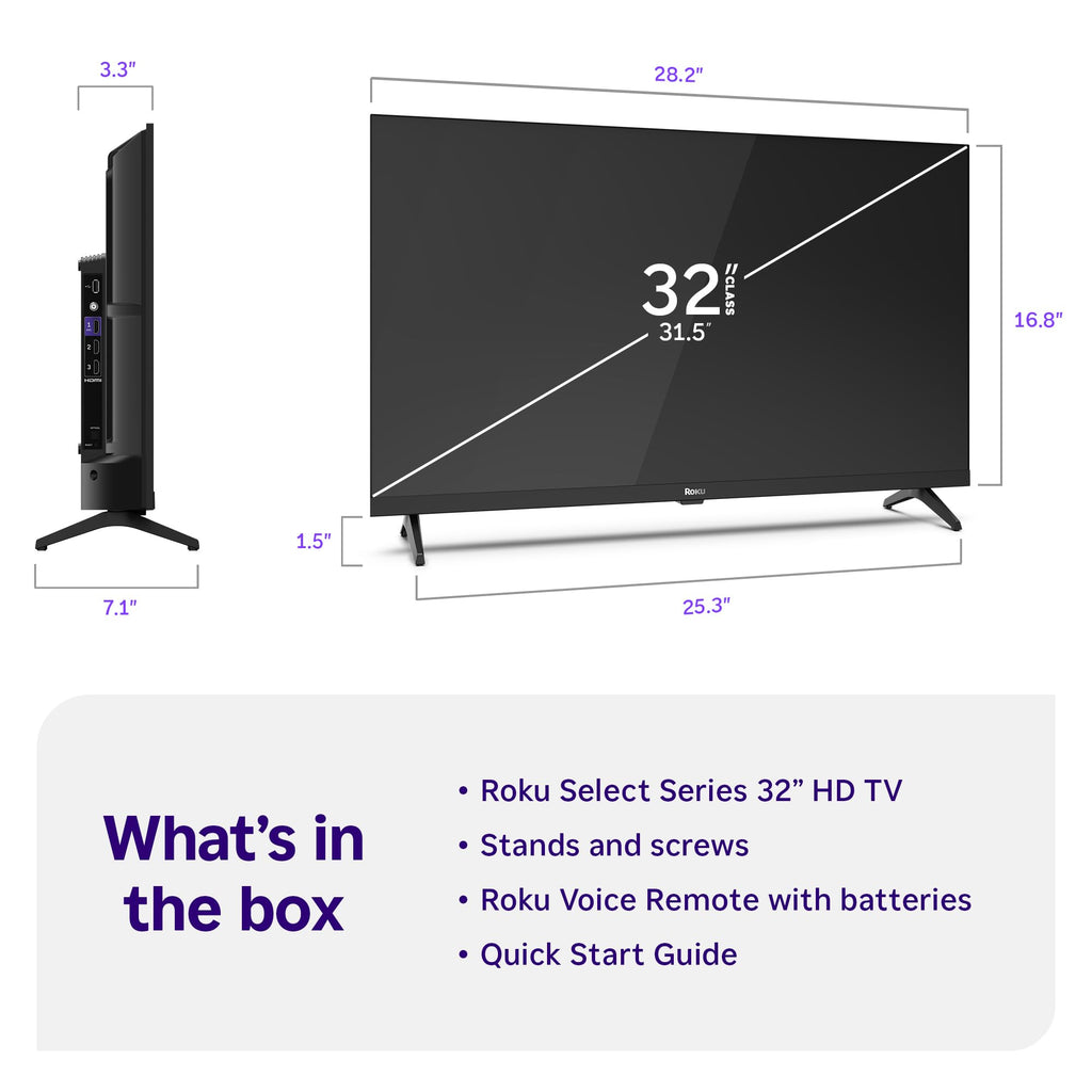 32-Inch 720p HD LED Smart TV R106