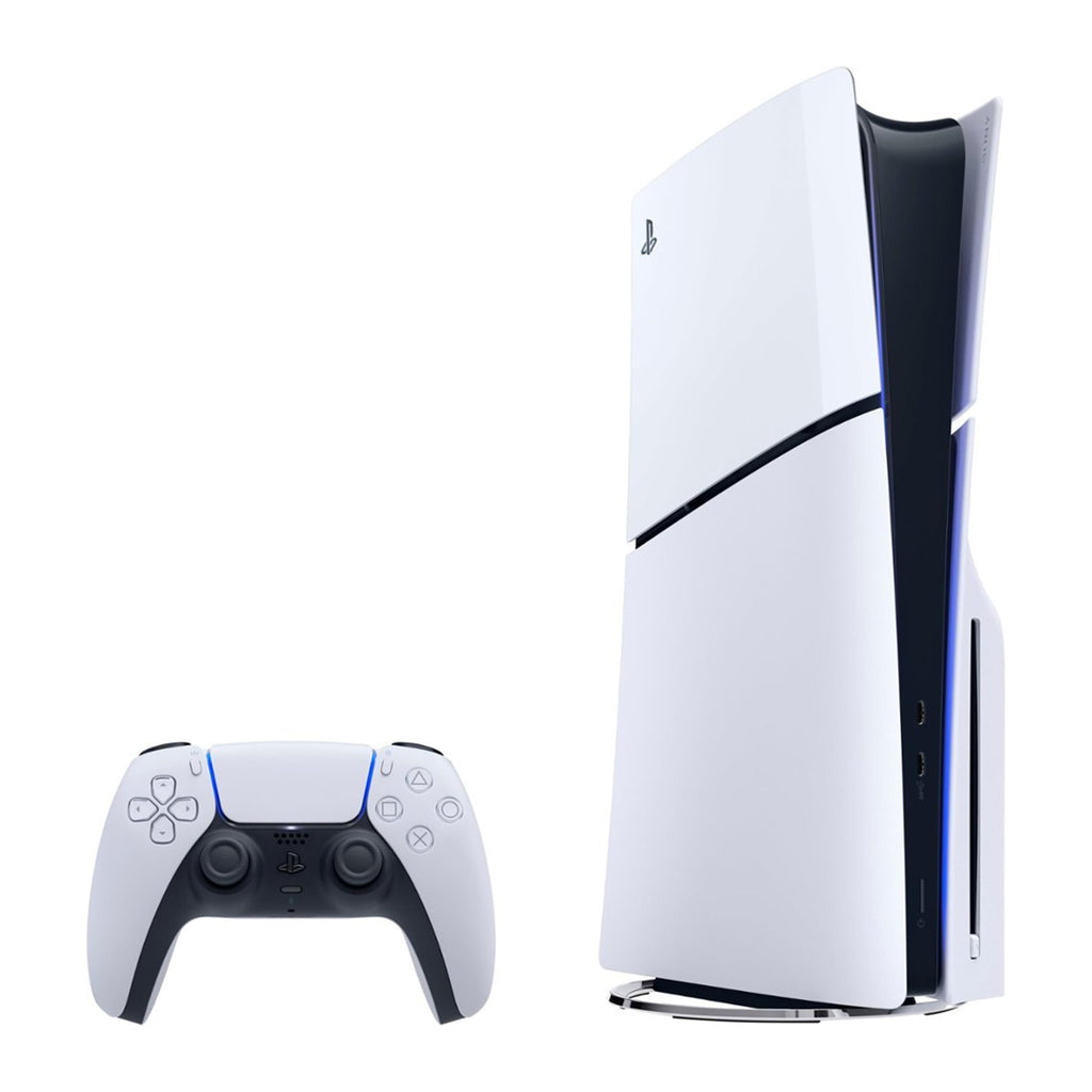 White Slim Disc Edition Gaming Console Bundle with Wireless Controller H11305