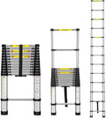 16.5FT Aluminum Telescoping Ladder 300 lbs E273995