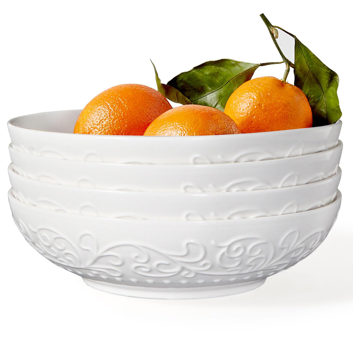 42oz Ceramic Ramen Bowl Set of 4 H4105