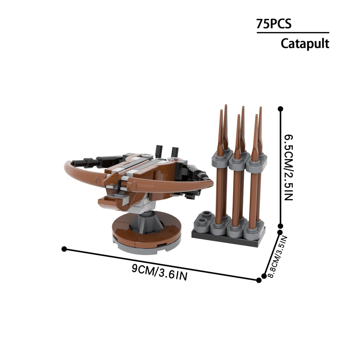 564 Pcs Medieval Weapons Building Block Set T63382