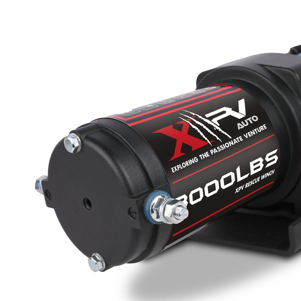 3000 lb 12V DC Electric Winch with Wireless Remote and Corded Control J201