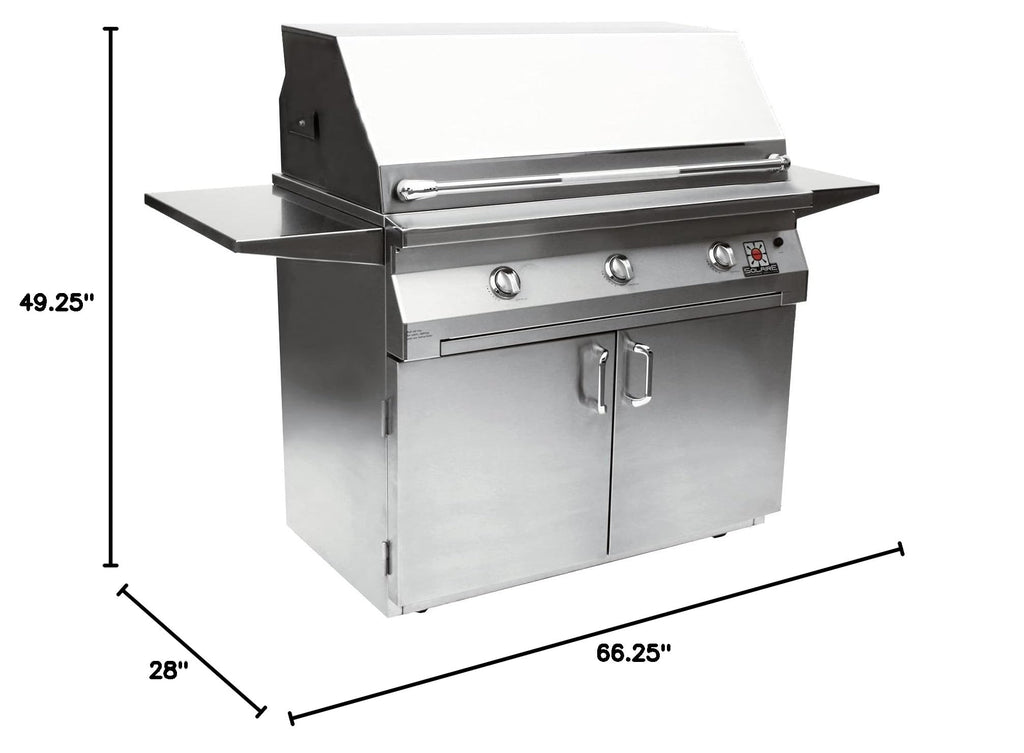 42 Inch Infra-Red Gas Grill On Cart LP Q153