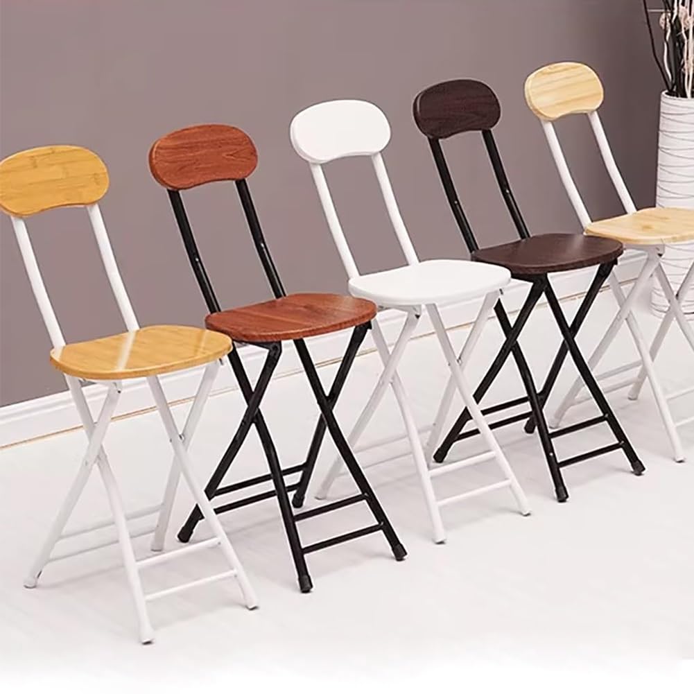 18 Inch Black Folding Bar Stool with Backrest and Footrest X713118