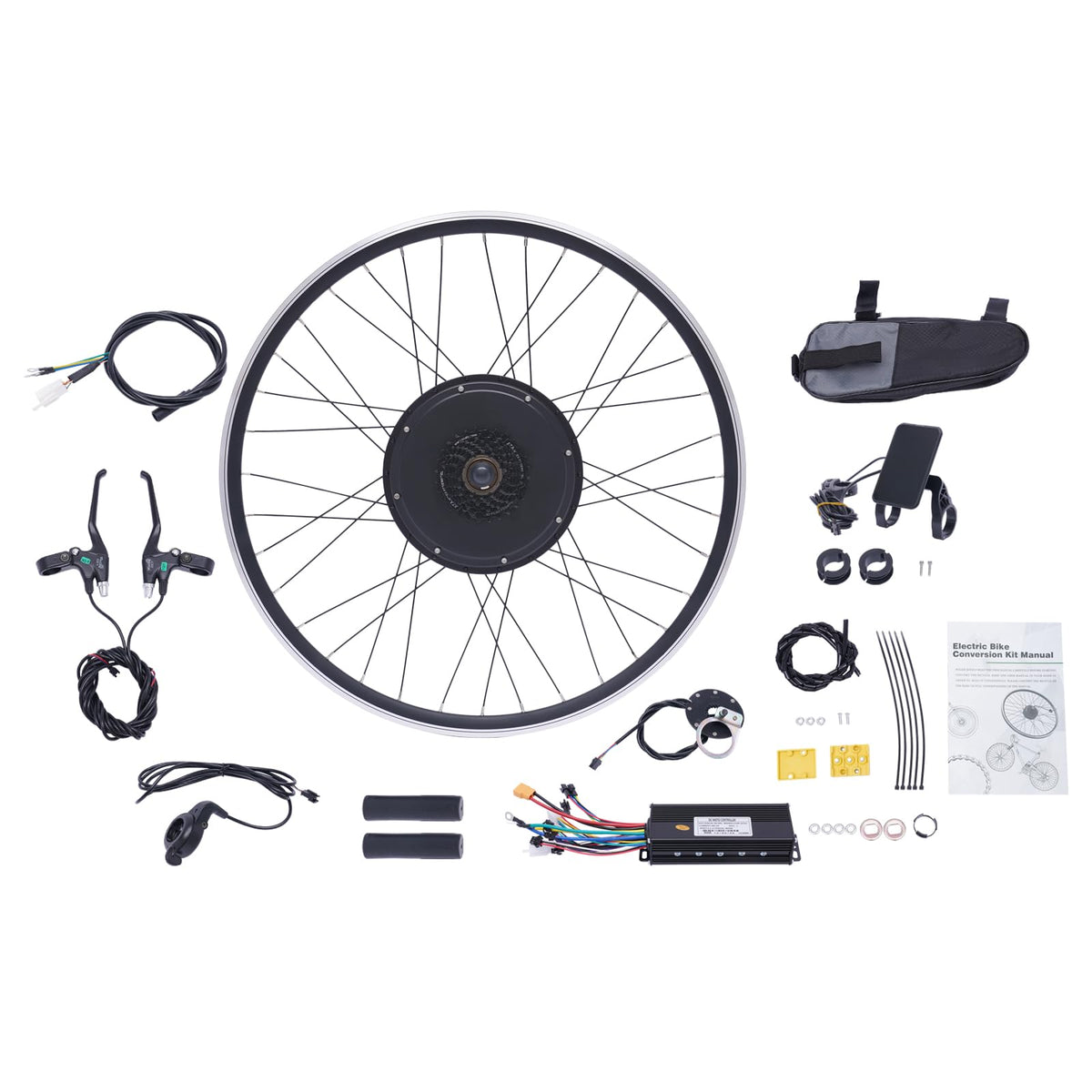 28"/29" Rear Wheel 48V 1000W Electric Bike Conversion Kit with LCD Display V993