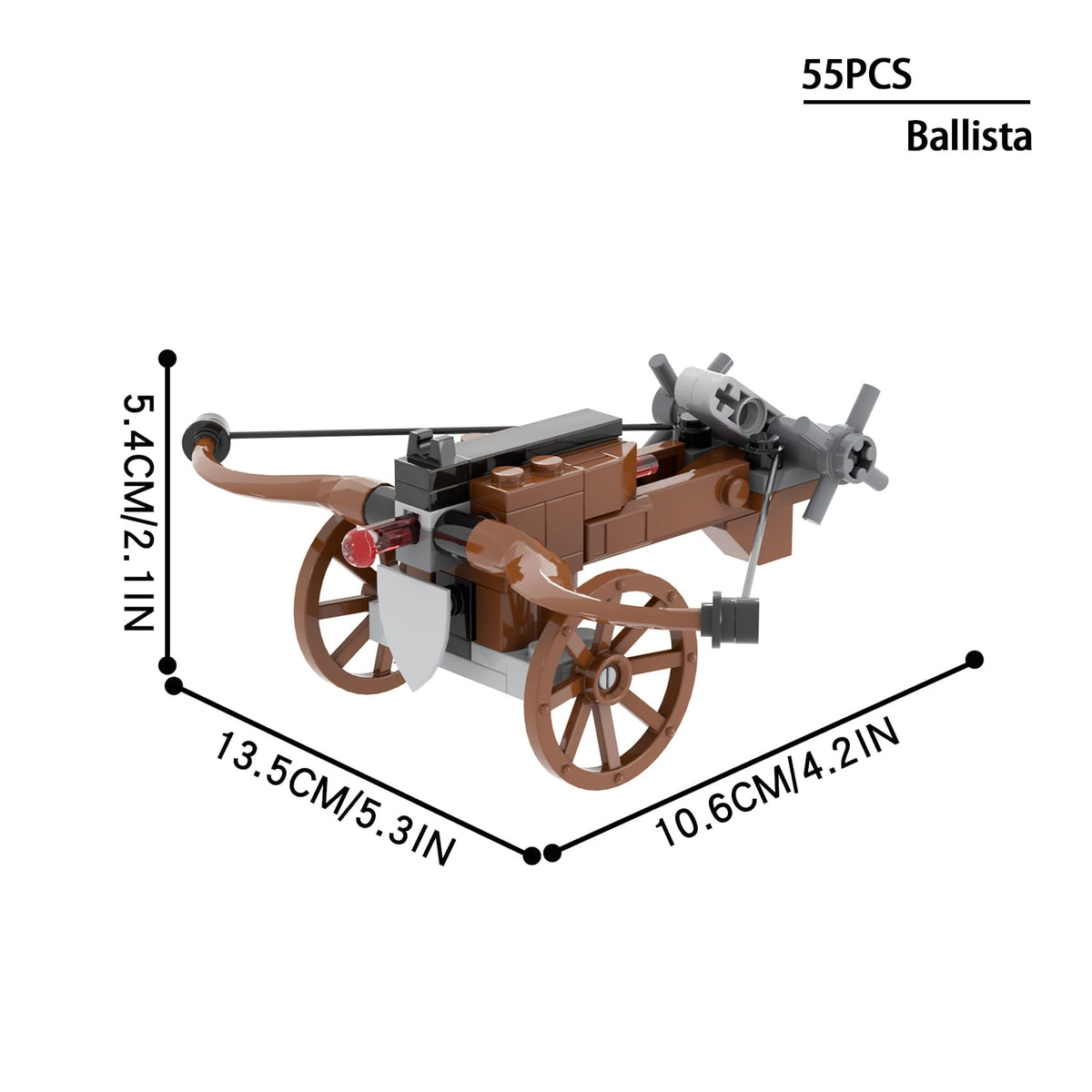 564 Pcs Medieval Weapons Building Block Set T63382