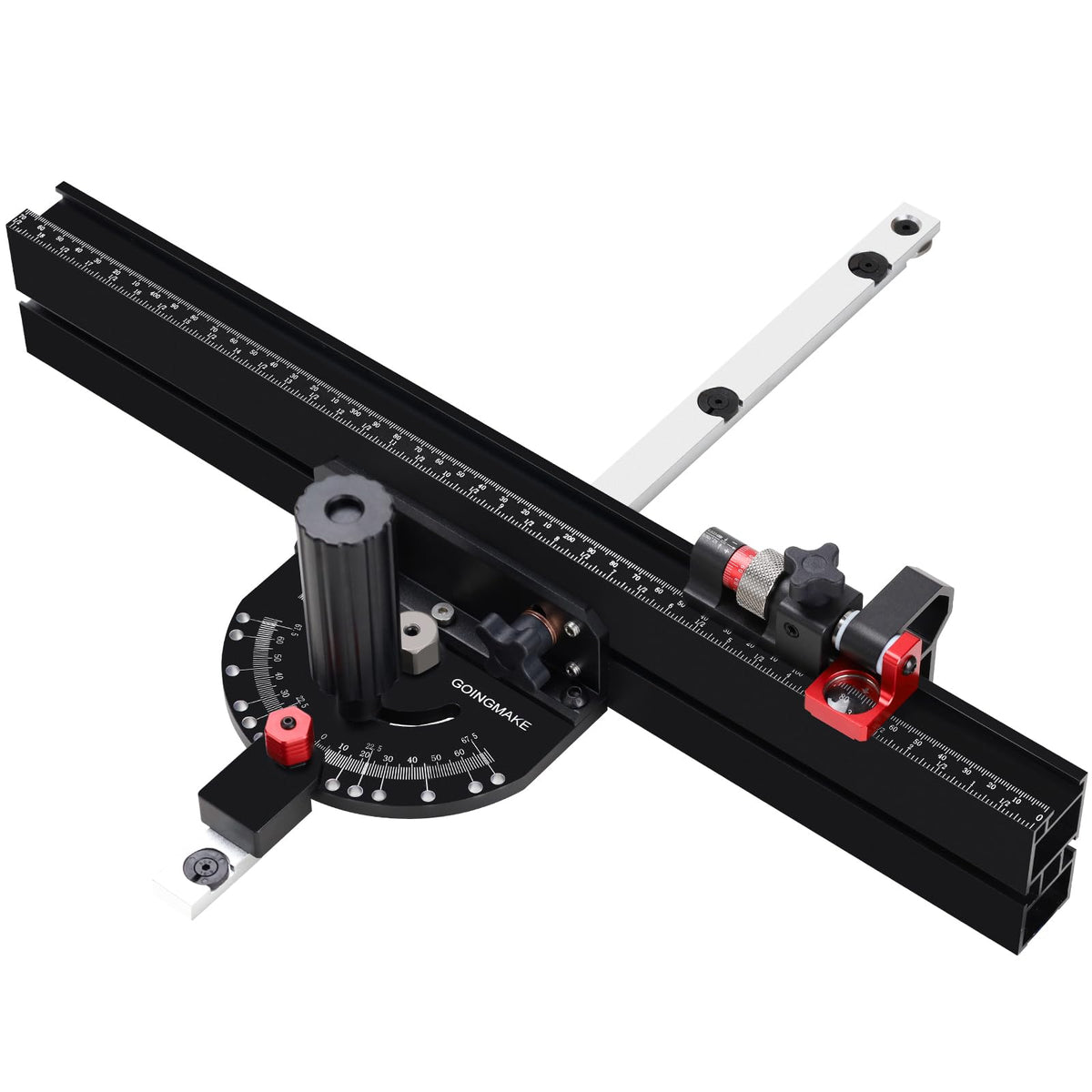 Table Saw Miter Gauge with Micro Adjust Flip Stop B233307