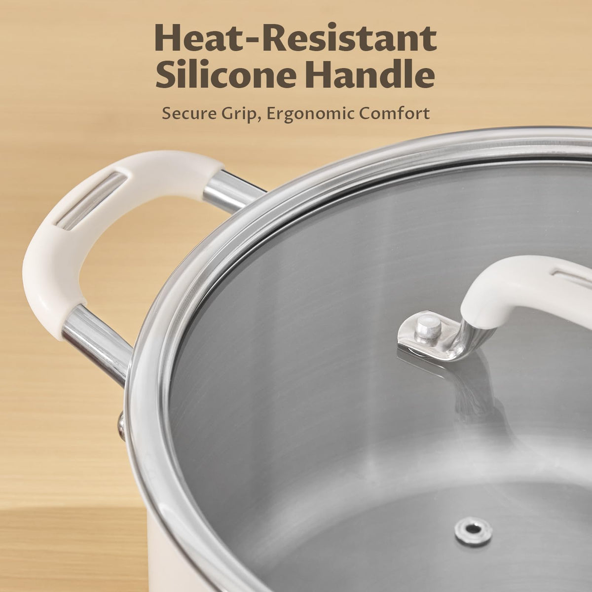 10QT 3-Ply Stainless Steel Stock Pot with Lid D935260