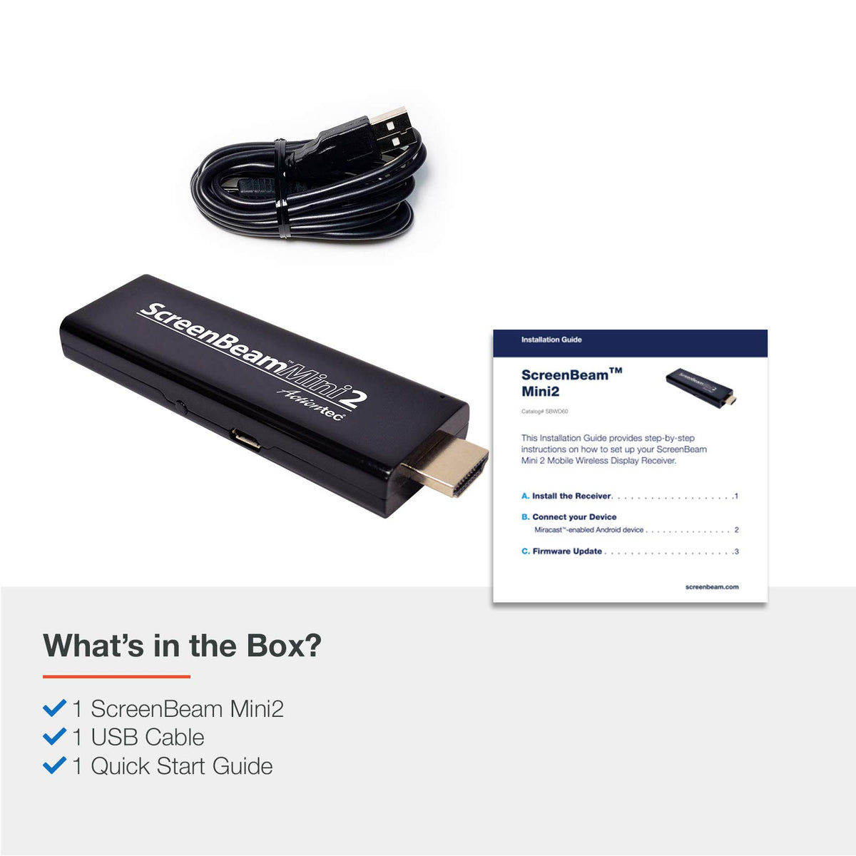 Wireless Display Adapter with Miracast, HDMI Connector S233