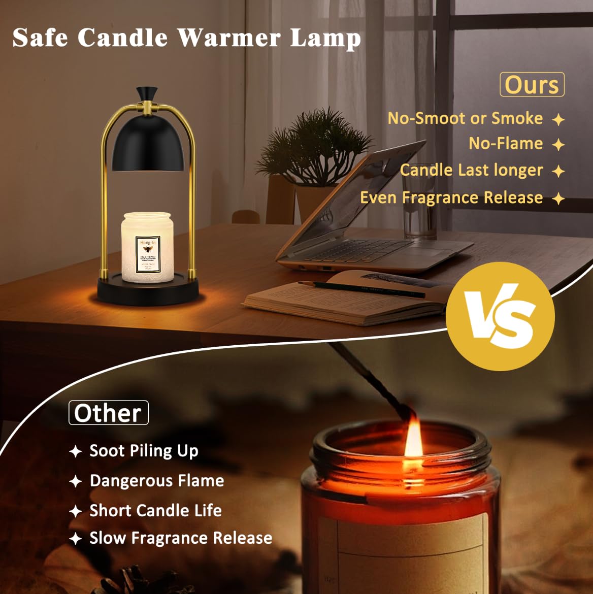 Candle Warmer Lamp with Timer 2 Pack X310950