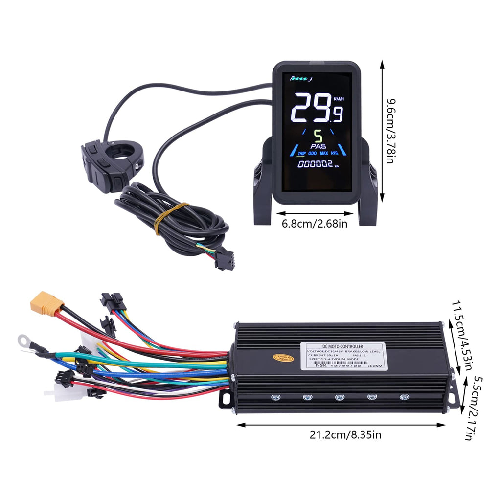 28"/29" Rear Wheel 48V 1000W Electric Bike Conversion Kit with LCD Display V993