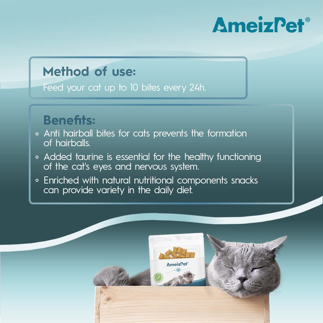 Anti Hairball Cat Biscuits 2.82 oz M309
