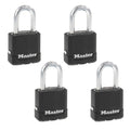Heavy-Duty Keyed Outdoor Padlock 4-Pack C6923