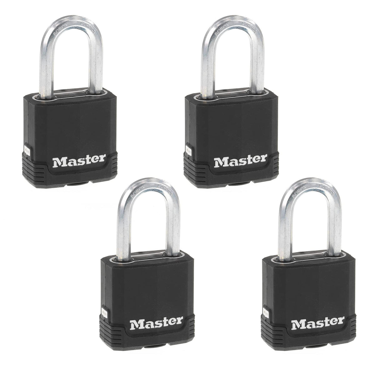 Heavy-Duty Keyed Outdoor Padlock 4-Pack C6923