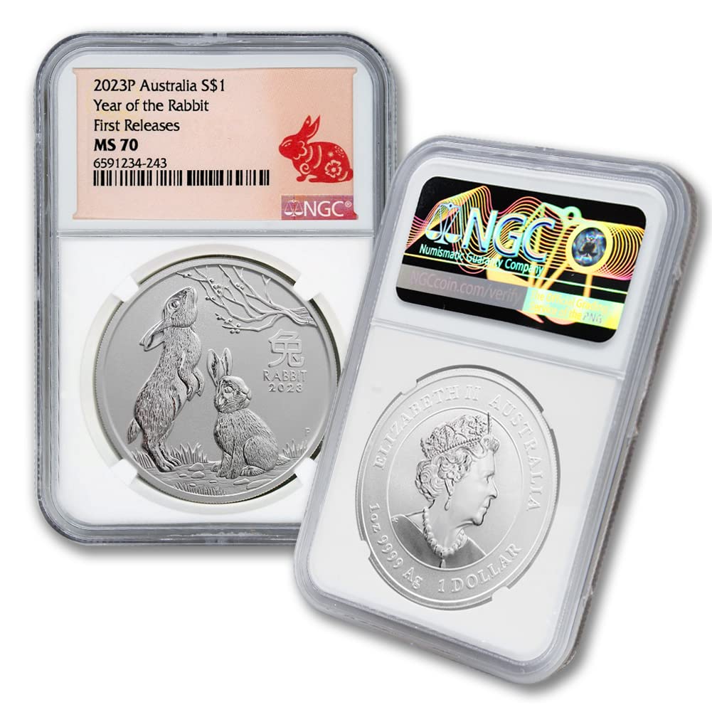 1 oz Silver Year of the Rabbit Coin D43476