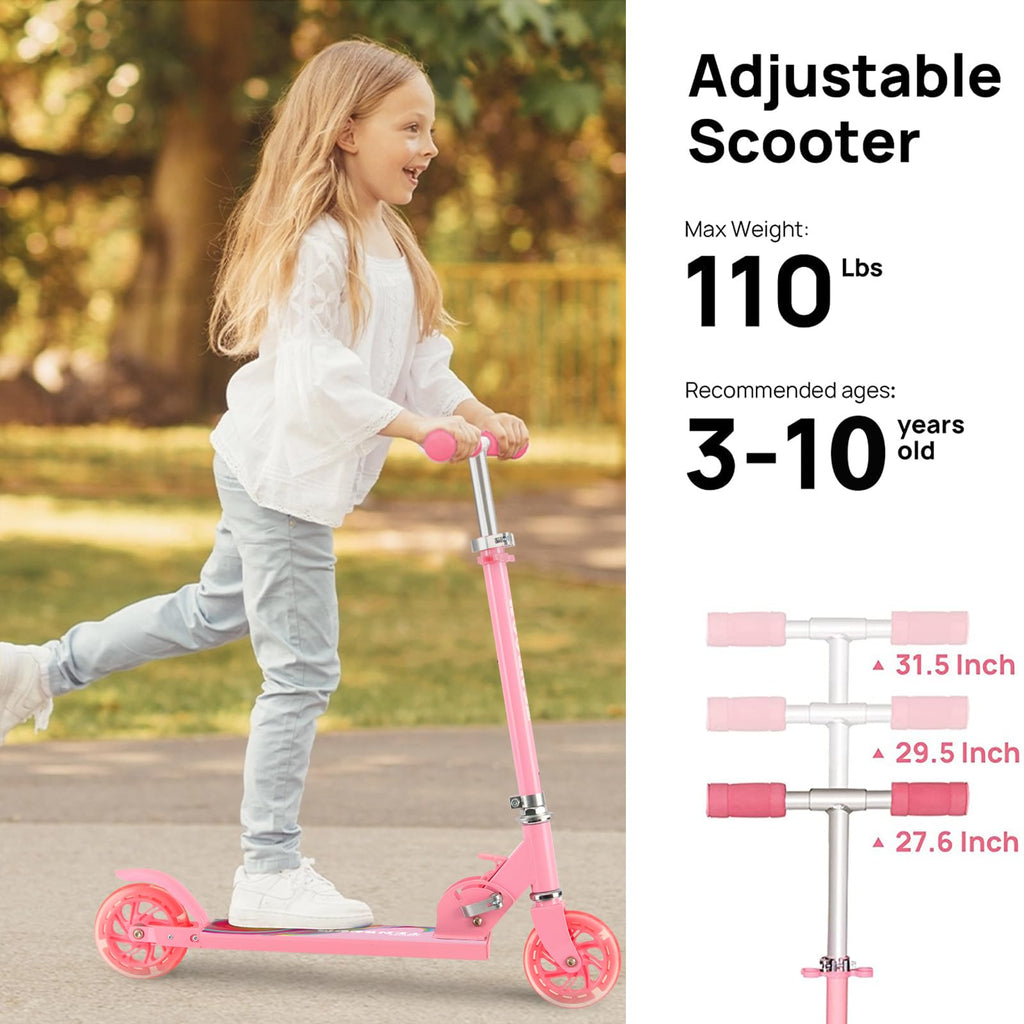 Folding Kids Scooter with Adjustable Handlebar K812849