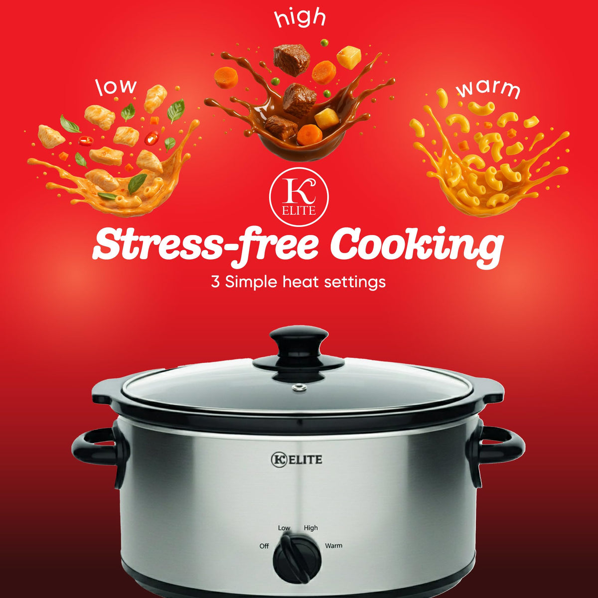 Stainless Steel 5 Quart Slow Cooker M36273