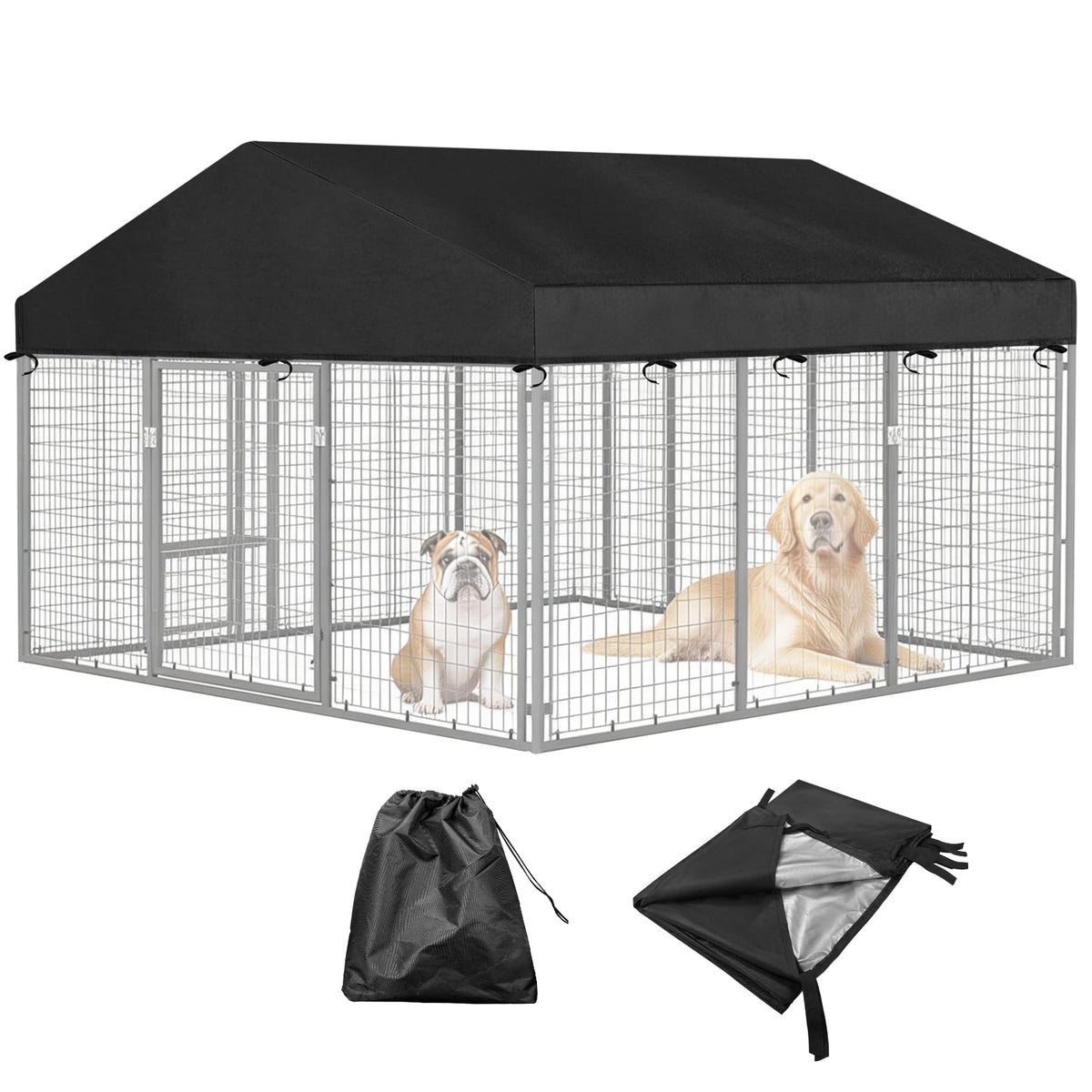 10' x 10' Waterproof 600D Oxford Dog Kennel Cover C760