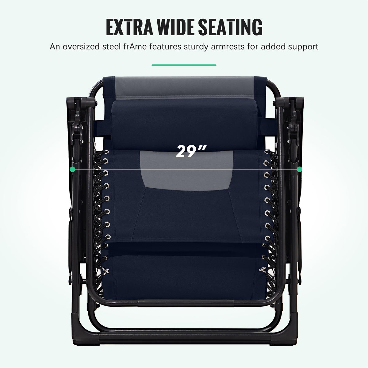 Oversized Zero Gravity Chairs Set of 2 V577406