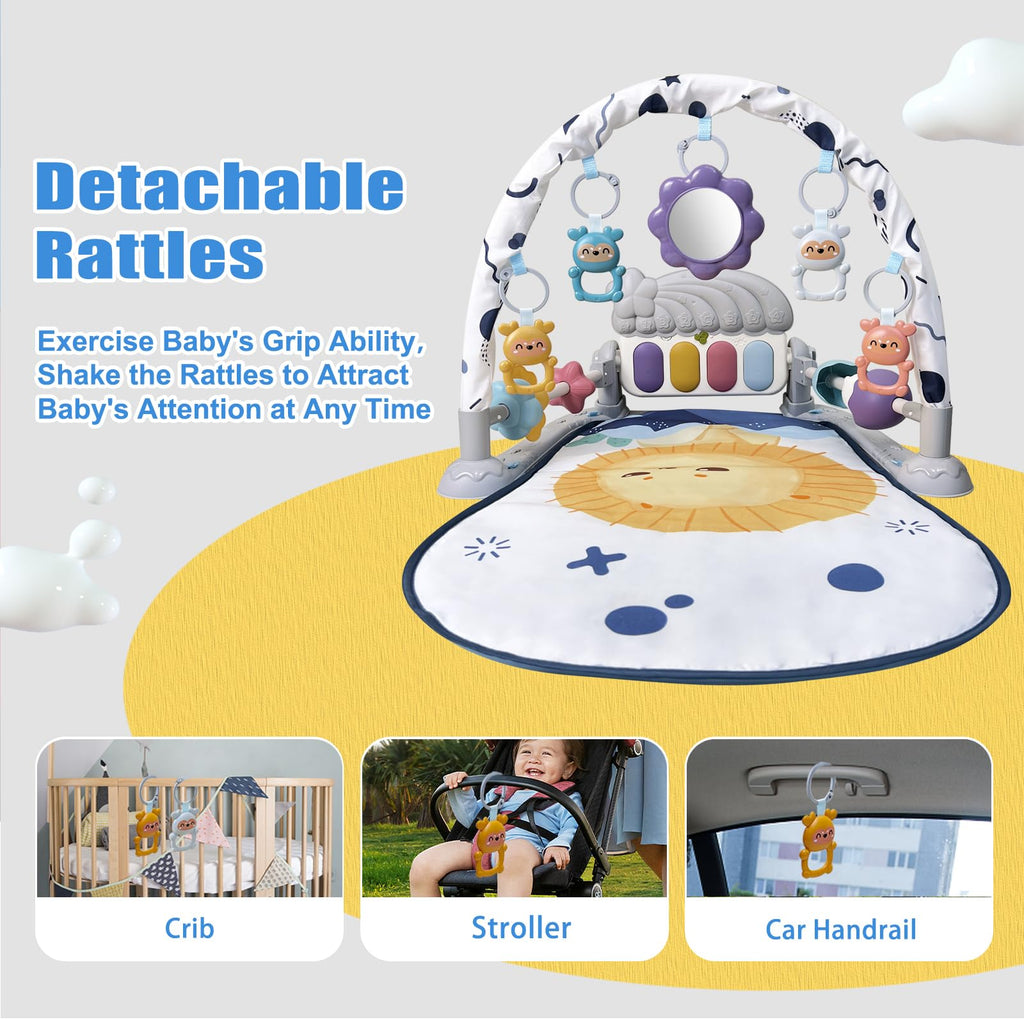 Baby Play Gym Mat and Activity Center with Music and Light K264
