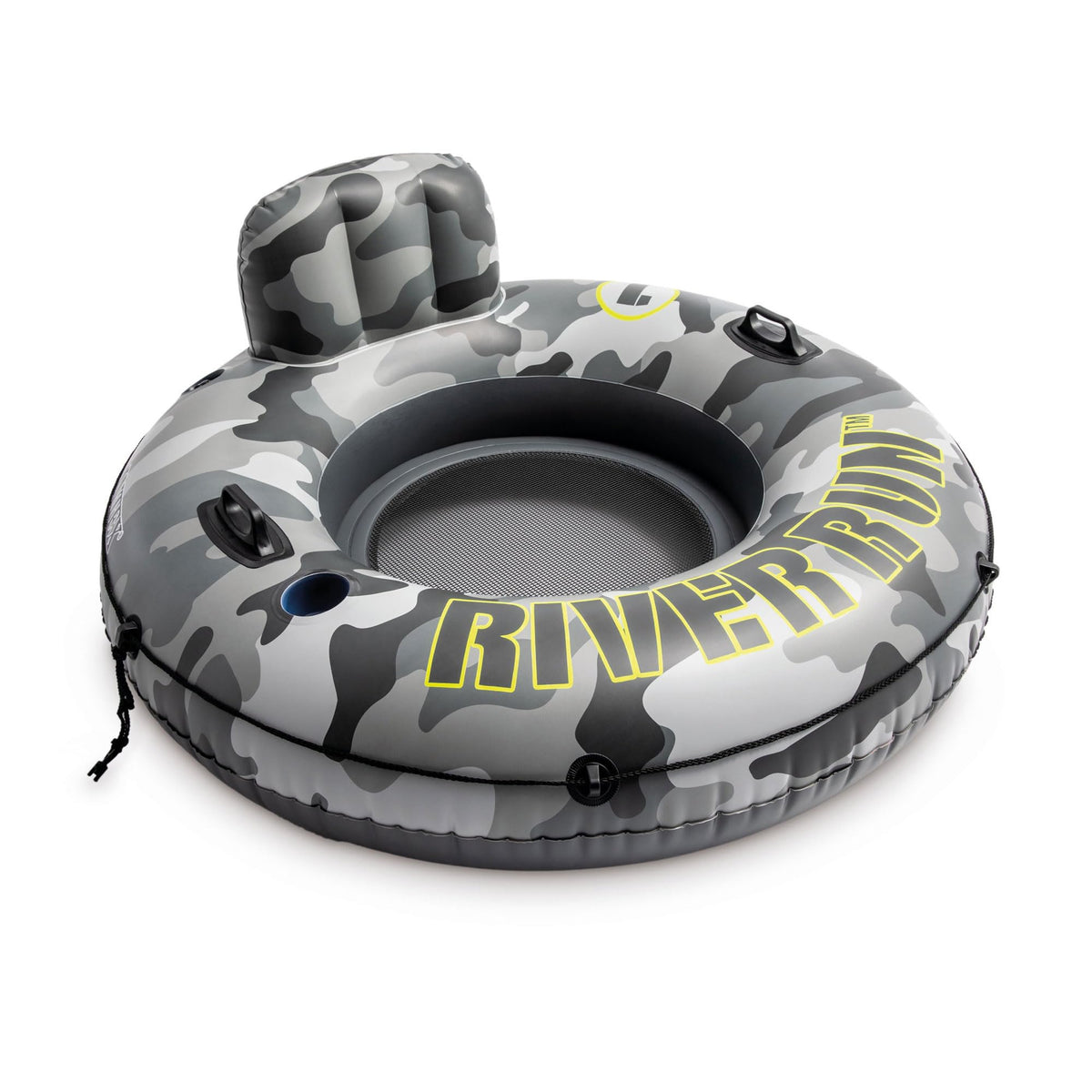 Inflatable Floating Water Tube Raft with Cup Holders, 4 Pack B82499
