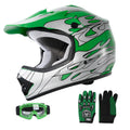 Youth Kids Motocross Helmet with Goggles and Gloves Z6627