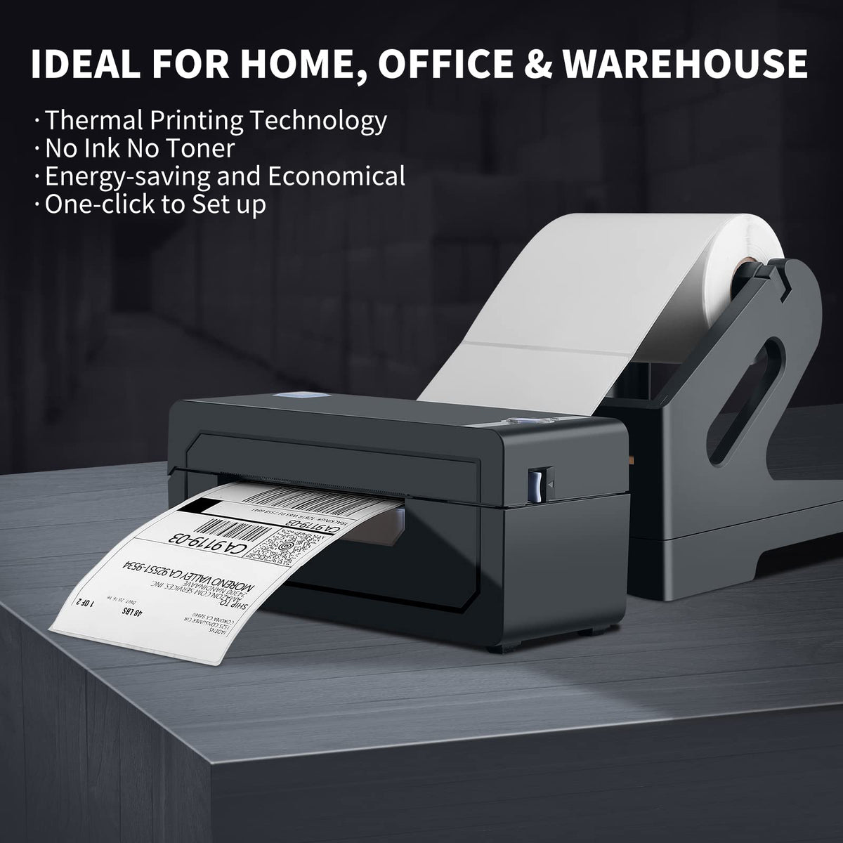 Bluetooth Thermal 4x6 Label Printer H999757