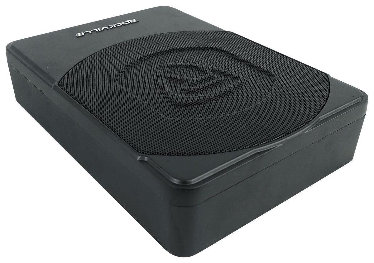 10" Powered Under-Seat Subwoofer with Amp Wiring Kit A490