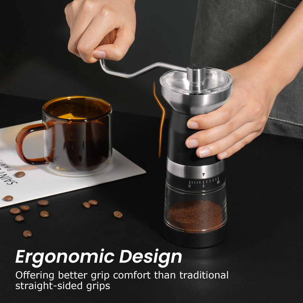 Manual Coffee Grinder Stainless Steel Conical Burr M889