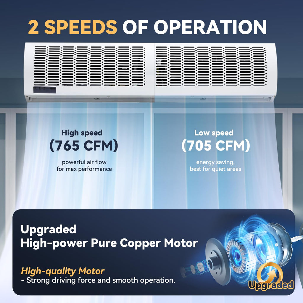 36'' Air Curtain with Remote Control 110V K30770
