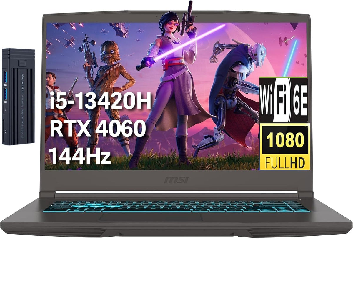 15.6" FHD Gaming Laptop Intel Core i5-13420H RTX 4060 16GB RAM 1TB SSD Gray H697094