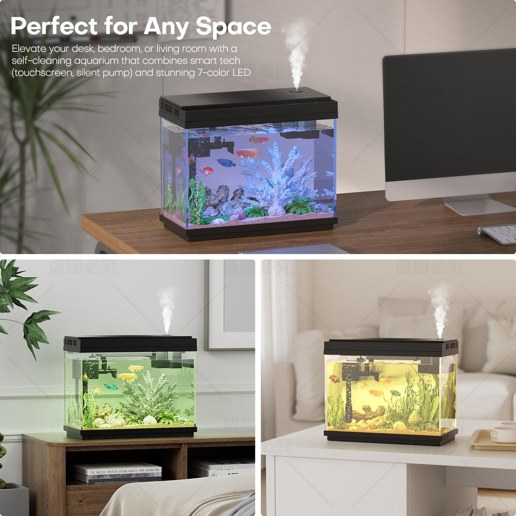 2.5 Gal Self-Cleaning Aquarium Starter Kit O2676