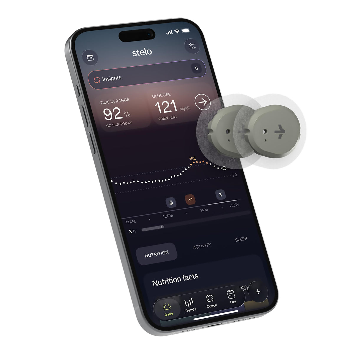 Glucose Biosensor & App 2-Pack O970047