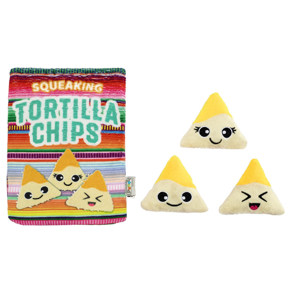 Tortilla Chips Puzzle Squeaky Dog Toys P92582