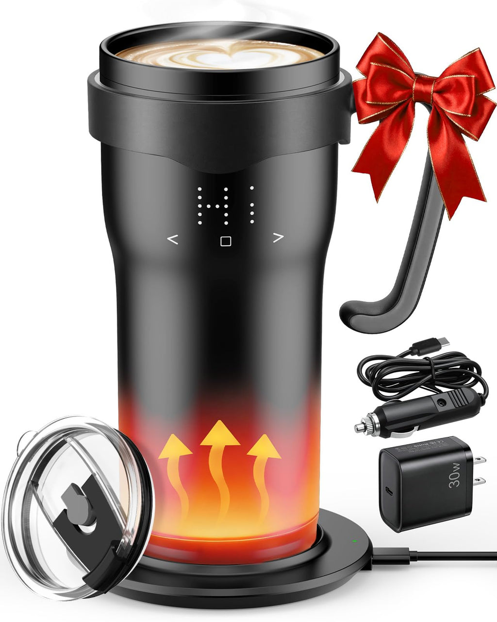 16oz Temperature Control Rechargeable Heated Mug W525