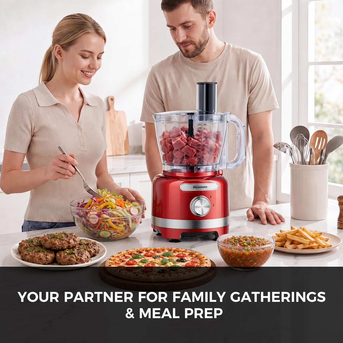 16 Cup Red Food Processor U652